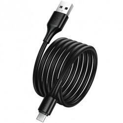 hoco. USB-A - microUSB kábel Hoco X120, 18W, 2A, 1m, fekete
