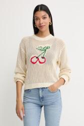 TWINSET női pamut pulóver - bézs XS - answear - 94 990 Ft