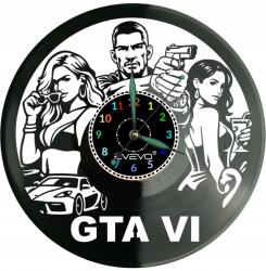 Evevo GTA6 Gta 6 Játék Falióra Vinillemez Ajándék Születésnap (V0010)