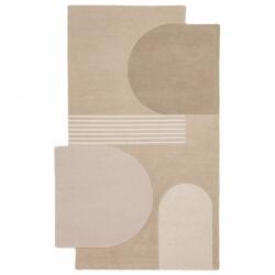 Flair Rugs Natúr színű kézi szövésű gyapjú szőnyeg 200x290 cm Lozenge - Flair Rugs