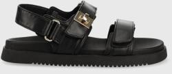 Steve Madden bőr szandál Mona - fekete Női 41
