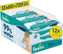 Pampers 99% Water babatörlőkendő, 12 x 60 db (8006530116152)