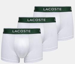 Lacoste testhezálló boxeralső férfi pamut elasztánnal 3-as csomag - fehér XS
