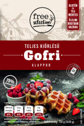  Free selection teljes kiőrlésű gofri alappor 3x50g 150 g - perfectlife