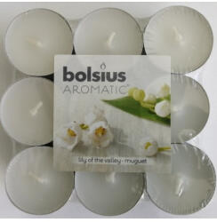 Bolsius illatos teamécses gyöngyvirág 18 db - perfectlife