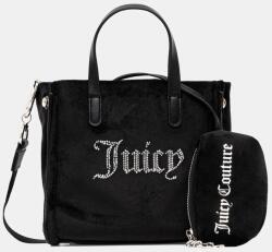 Juicy Couture kézitáska Iris Velvet - fekete Univerzális méret