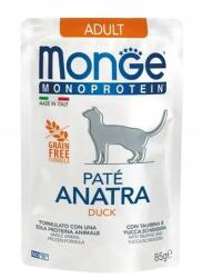 Monge Monoprotein macskaeledel tasak kacsa pástétom 85g Monge márka