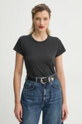rag & bone pamut póló - fekete XL - answear - 23 990 Ft