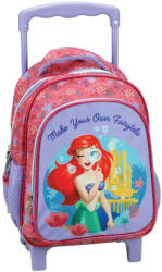 Hercegnők Disney Hercegnők Ariel Fairytale gurulós ovis hátizsák, táska 30 cm (GIM33154072)