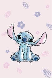 Stitch Disney Lilo és Stitch, A csillagkutya Pink mikroflanel takaró 100x150cm (JFK037621)