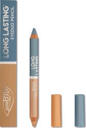 puroBIO cosmetics Long Lasting Kingsize Duo szemhéjceruza - 101L - Mother-of-pearl/Dusty Blue