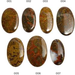  Cabochon Agata Maroc Oval 28-44x10-26x4-6 mm - 1 Buc