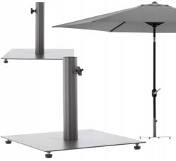 GardenLine Napernyő Állvány Kerti Napernyő Állvány 40 CM Fém Szürke (GAO0834)