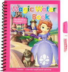 SmartWiz Carte de colorat cu apa Magic Book , Reutilizabila, plina de culori vibrante, Sofia si Iepurasul Carte de colorat