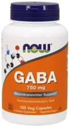  NOW GABA (acid gamma-aminobutiric) 750 mg, 100 capsule