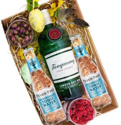  Húsvéti Tanqueray Gin Tonik szett Papír díszdobozban - ginshop