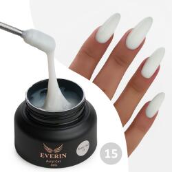 Everin Acryl Gel Everin 30gr Shimmer 15 TPO Free - Polygel Alb Lăptos cu Sclipici (AEV-15)