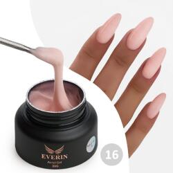 Everin Acryl Gel Everin 30gr Shimmer 16 TPO Free - Polygel Nude Roz cu Sclipici (AEV-16)
