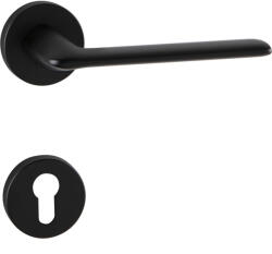 Marchesi Rozettás Kilincsgarnitúra Umag Rozettás Pz 38-45 mm Zamak Fekete Matt (SCH-102204426)