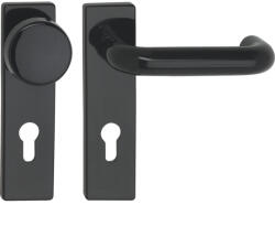 FSB Eco U-forma Hosszúpajzsos Fs Gombos Garnitúra 72 mm Ajtóvast. 40-66 mm Fek. Műa (SCH-102269410)