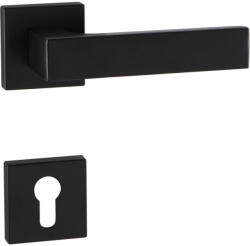 Marchesi Rozettás Kilincsgarnitúra Budapest Pz 38-45 mm Zamak Fekete Matt (SCH-102204461)