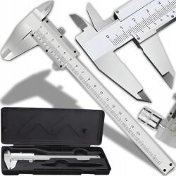 WitLine Tolómérő 150MM Precíziós Rozsdamentes Acél Nóniusz 0-150mm Tokkal (564987465132)