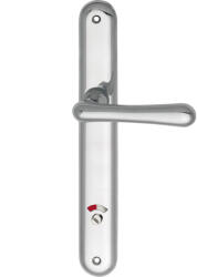 Grundmann Kilincsgarnitúra Elegant Wg 500 - Pajzs Wc 90 38-43 Alu Fényes (SCH-102238004)