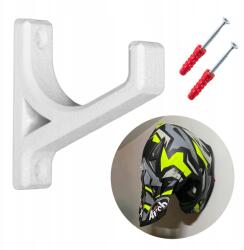 ACME Motorkerékpár bukósisak akasztó mtb tartó akasztó fehér csavarok ingyen (Wieszak uchwyt hak ścienny na kask mtb w0101)