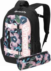MEATFLY batoh Basejumper Pink Flowers 22 L + PENÁL ZDARMA (PID_168743)