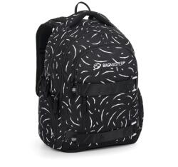 Bagmaster NOMAD 25 A diák hátizsák - fekete-fehér (PID_157478)