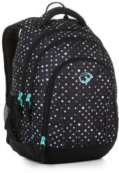 Bagmaster SUPERNOVA 23 A diák hátizsák - fekete és türkizkék színben (PID_126923)