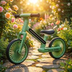  Zöld LED-es futókerékpár - Trike Fix Glow, 2 éves kortól, 30 kg-ig (bic003-1)