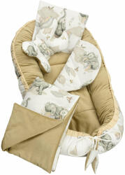 babakelengye. hu 5 részes babafészek szett - elefánt