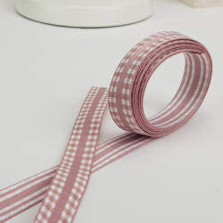  Kétoldalas textil szalag 1, 5cm*2m oldpink - papelito