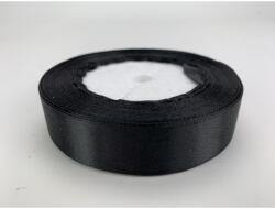  Fekete szatén szalag 2cm x 22méter - papelito