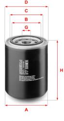 SOFIMA Filtru ulei SOFIMA S 3102 R (S 3102 R) - fixbox
