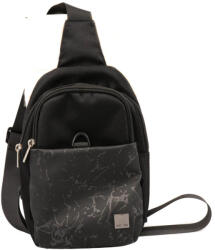 Lamonza Geanta Crossbody Riviera 31x22x8 Cm Gri Inchis