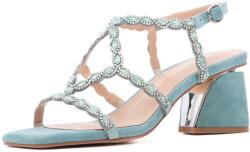 Alma En Pena Sandale dama din piele intoarsa, ALMA EN PENA V263004 SUEDE JADE, verde