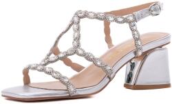 Alma En Pena Sandale dama din piele naturala, ALMA EN PENA V263004 DIVA SILVER, argintiu