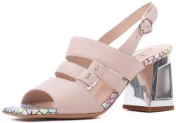 Feeling Sandale dama din piele naturala, Feeling 26-520-01, bej