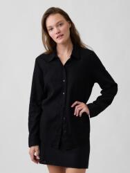 GAP Oversize лнена риза Easy Shirt GAP GAP | Cheren | ЖЕНИ | XXS