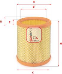 SOFIMA Filtru aer SOFIMA S 7196 A (S 7196 A) - fixbox