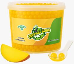 Popping Boba Bubble Tea Mango 3.2kg - Bază pentru Băuturi Bubble Tea Aromă Mango