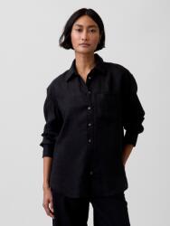 GAP Лнена oversize риза GAP GAP | Cheren | ЖЕНИ | XXS