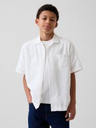 GAP Бебешка ленена риза GAP GAP | Byal | Момчешки | XS