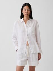 GAP Лнена oversize риза GAP GAP | Byal | ЖЕНИ | XXS