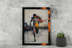 4 Decor Tablou canvas - Impact Portocaliu - 35x45cm
