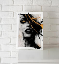 4 Decor Tablou canvas - Privire de Aur - 35x45cm