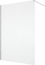 RONAL Paravan dus cu sticla riflata walk-in 90x200 cm, crom periat, sticla 8 mm, Ronal Lina (D400902585)