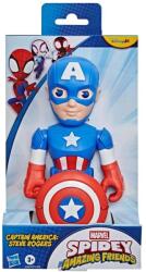 Hasbro Spidey Prietenii Extraordinari Figurina Captain America Supradimensionata 22.8cm (F3711_G2462) Figurina
